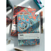 JMW Turner inspired marbled blue notebook